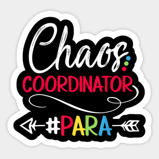 Paraprofessional Squad Teacher Assistant Appreciation Day Sticker